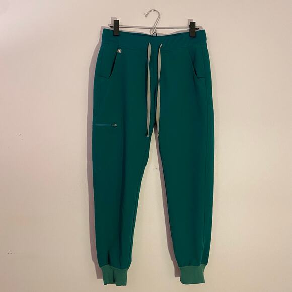 Figs Pants - FIGS Hunter Green Zamora Jogger Scrub Pants Nurse Uniform Women's Small Petite